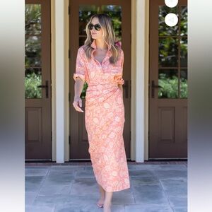 Julia Amory Pareo Coral Peach Petunia - excellent like new condition